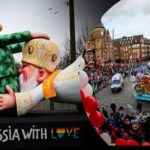 На колінах перед Путіним: патріарха Кіріла висміяли на карнавалі в…