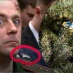 Український прапор під час промови Путіна: хтось прийшов у зал з брошкою у формі нашого стяга