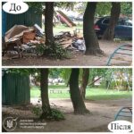 У Рівному прибрали стихійне сміттєзвалище на вулиці Генерала Безручка