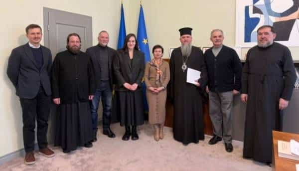 Бережна обговорила з Епіфанієм підготовчі заходи до 975-річного ювілею Києво-Печерської лаври.