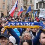У Празі проходить мітинг на підтримку України