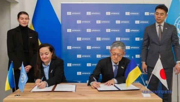 Японія виділяє додаткові $3,8 млн для підтримки роботи ЮНЕСКО в Україні.