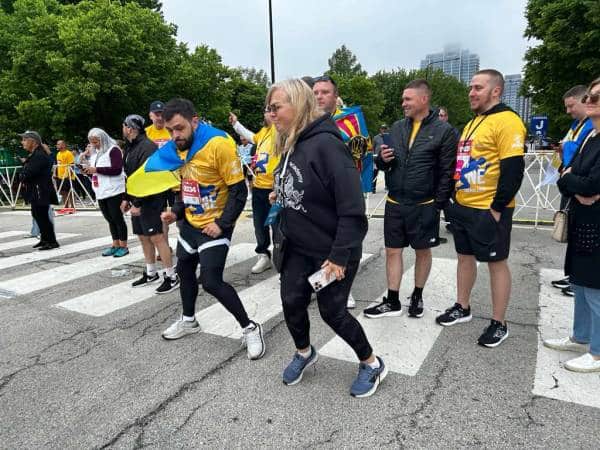 Військові з України разом з ветеранами США взяли участь у забігу пам’яті загиблих 15 Військові з України разом з ветеранами США взяли участь у забігу пам’яті загиблих 15
