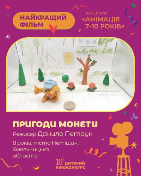 Названо тріумфаторів дитячого кінофестивалю 13