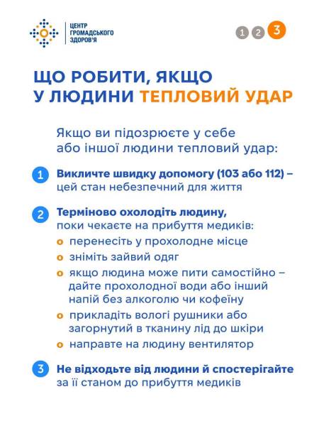 Як уберегтися від перегріву та теплового удару під час спеки - поради медиків 8 Як уберегтися від перегріву та теплового удару під час спеки - поради медиків 8