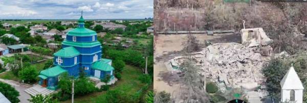 На Херсонщині російські дрони спричинили пожежу, знищивши унікальну дерев'яну церкву, яка датується XVIII століттям. 5 На Херсонщині російські дрони спричинили пожежу, знищивши унікальну дерев'яну церкву, яка датується XVIII століттям. 5