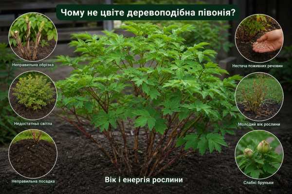 Деревоподібна півонія не цвіте — причини та що робити 8 Деревоподібна півонія не цвіте — причини та що робити 8