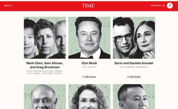 Time визначив 100 найвпливовіших осіб у галузі штучного інтелекту. Серед них є українець. 4 Time визначив 100 найвпливовіших осіб у галузі штучного інтелекту. Серед них є українець. 4