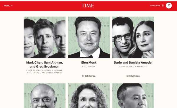 Time визначив 100 найвпливовіших осіб у галузі штучного інтелекту. Серед них є українець.