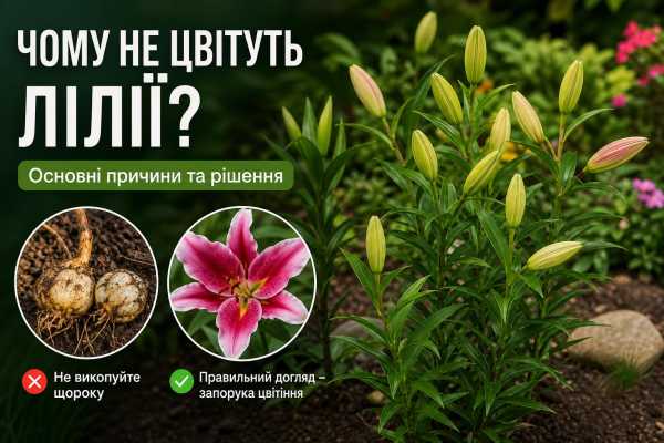 Причини, чому лілії не цвітуть, та що робити, поради досвідченого садівника 9